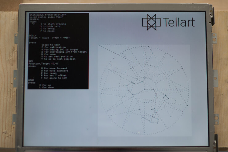 Drawing pattern generated based on future celestial data
